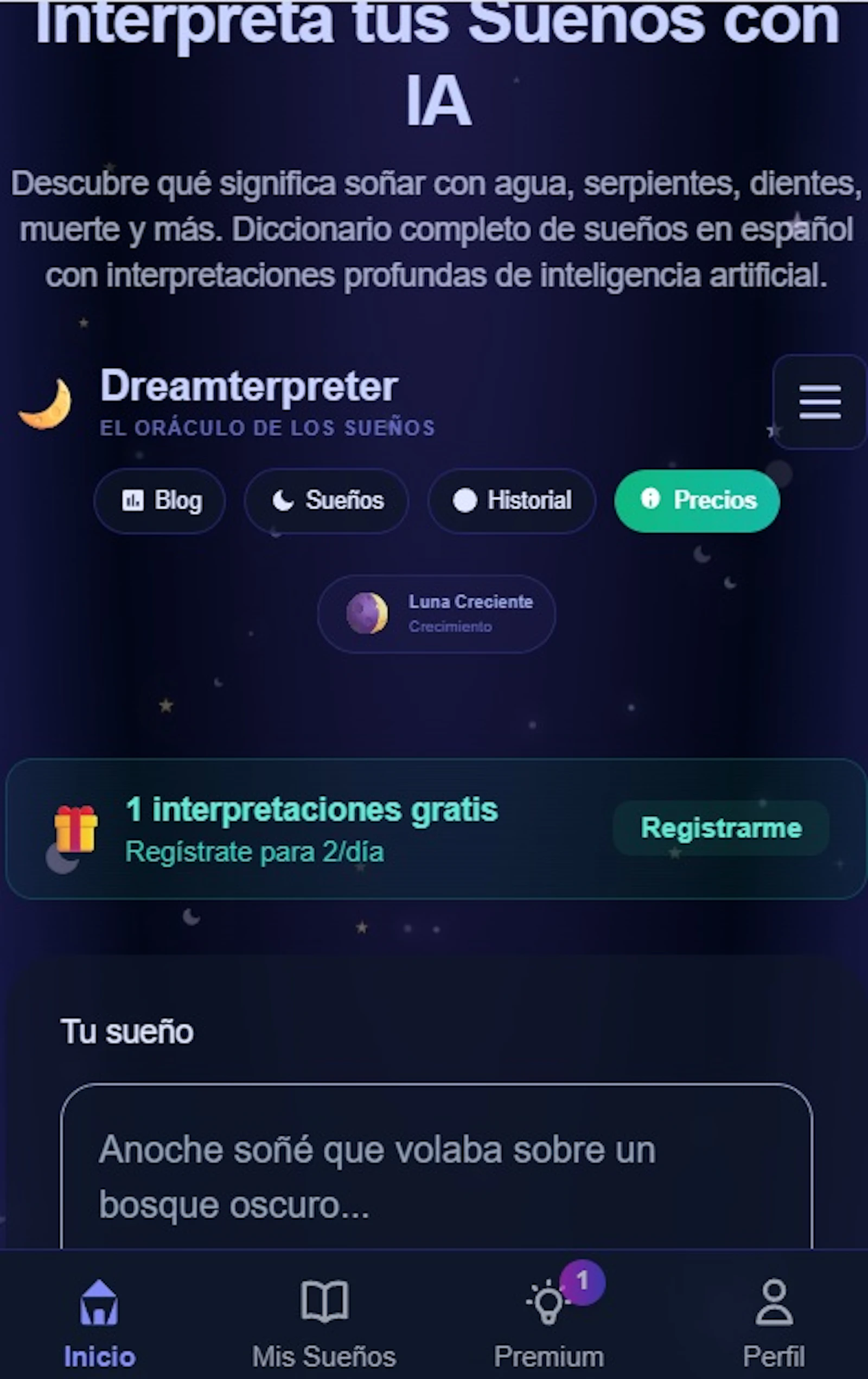 Dreamterpreter screenshot 2
