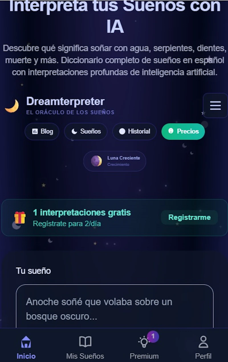 Dreamterpreter screenshot 2