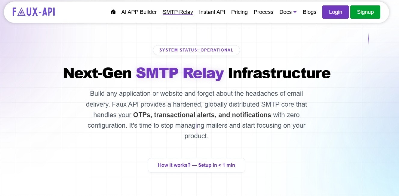 Faux-API SMTP Relay gallery image