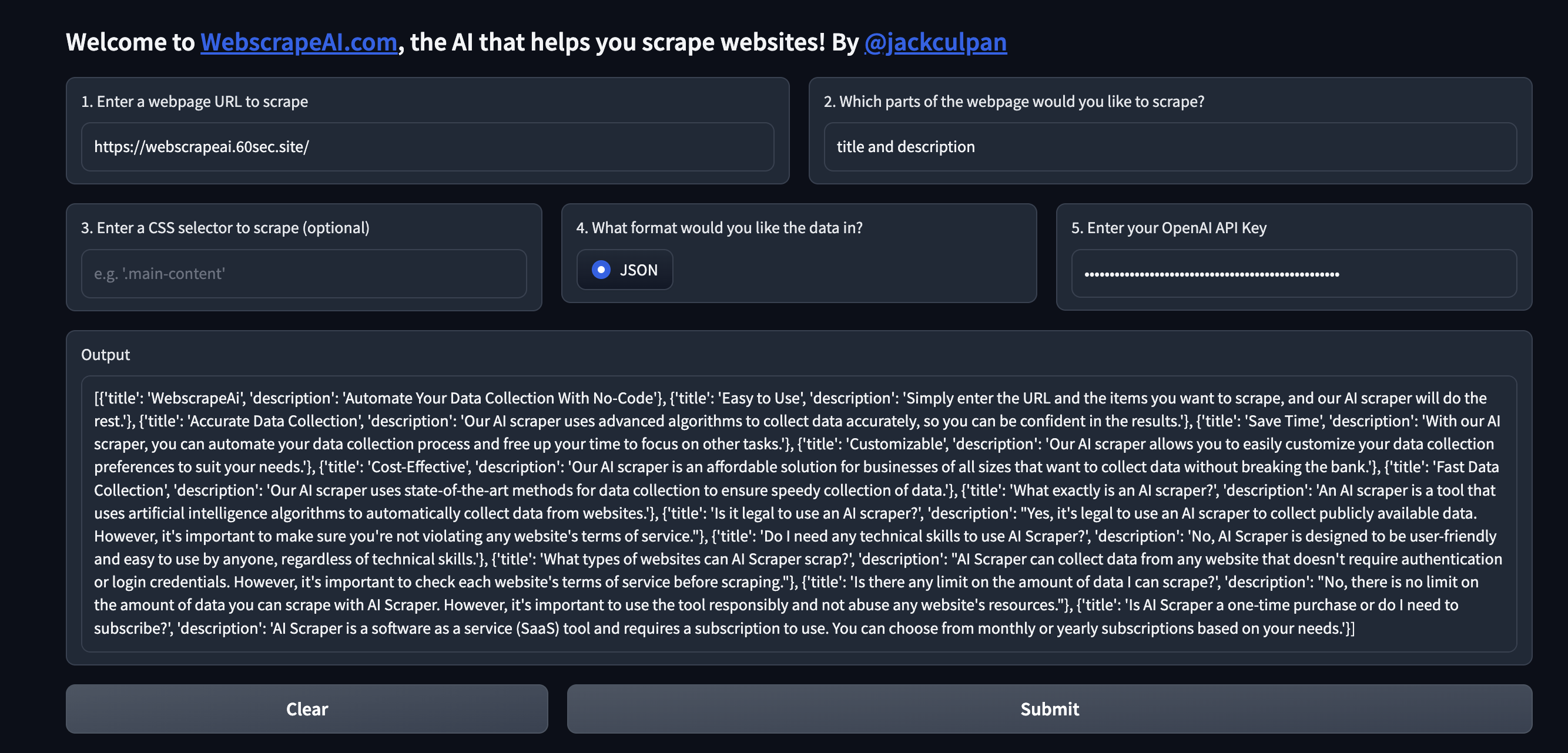 Webscrapeai - No 코드를 사용하여 AI로 웹 사이트를 긁어 모으십시오 미디어 4