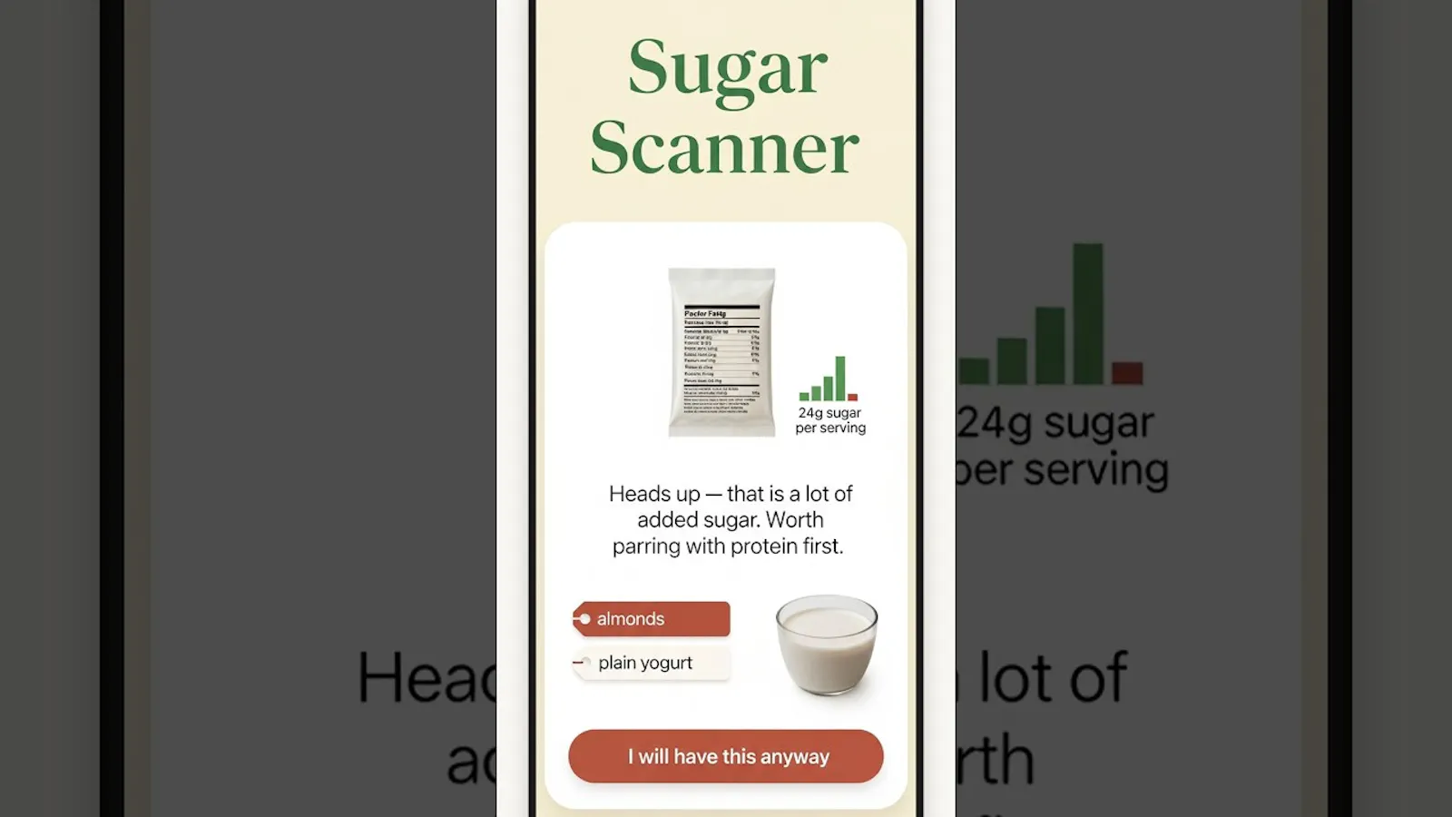 Decode sugar cravings with sweetspotapp  screenshot 1 (video preview)