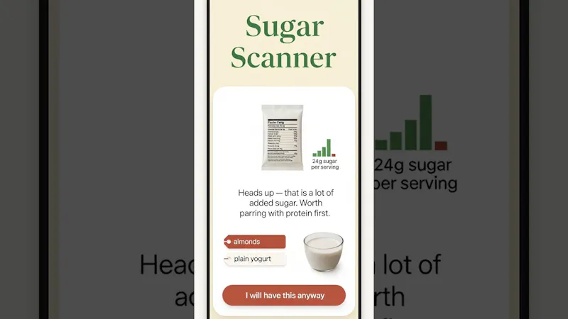Decode sugar cravings with sweetspotapp  screenshot 1 (video preview)