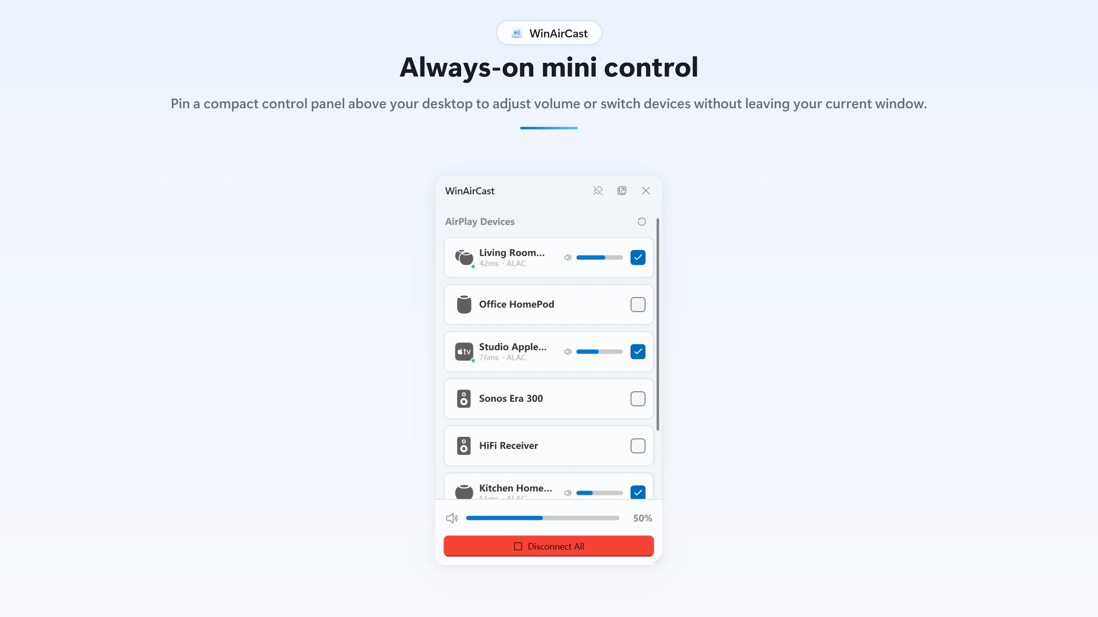 WinAirCast gallery image