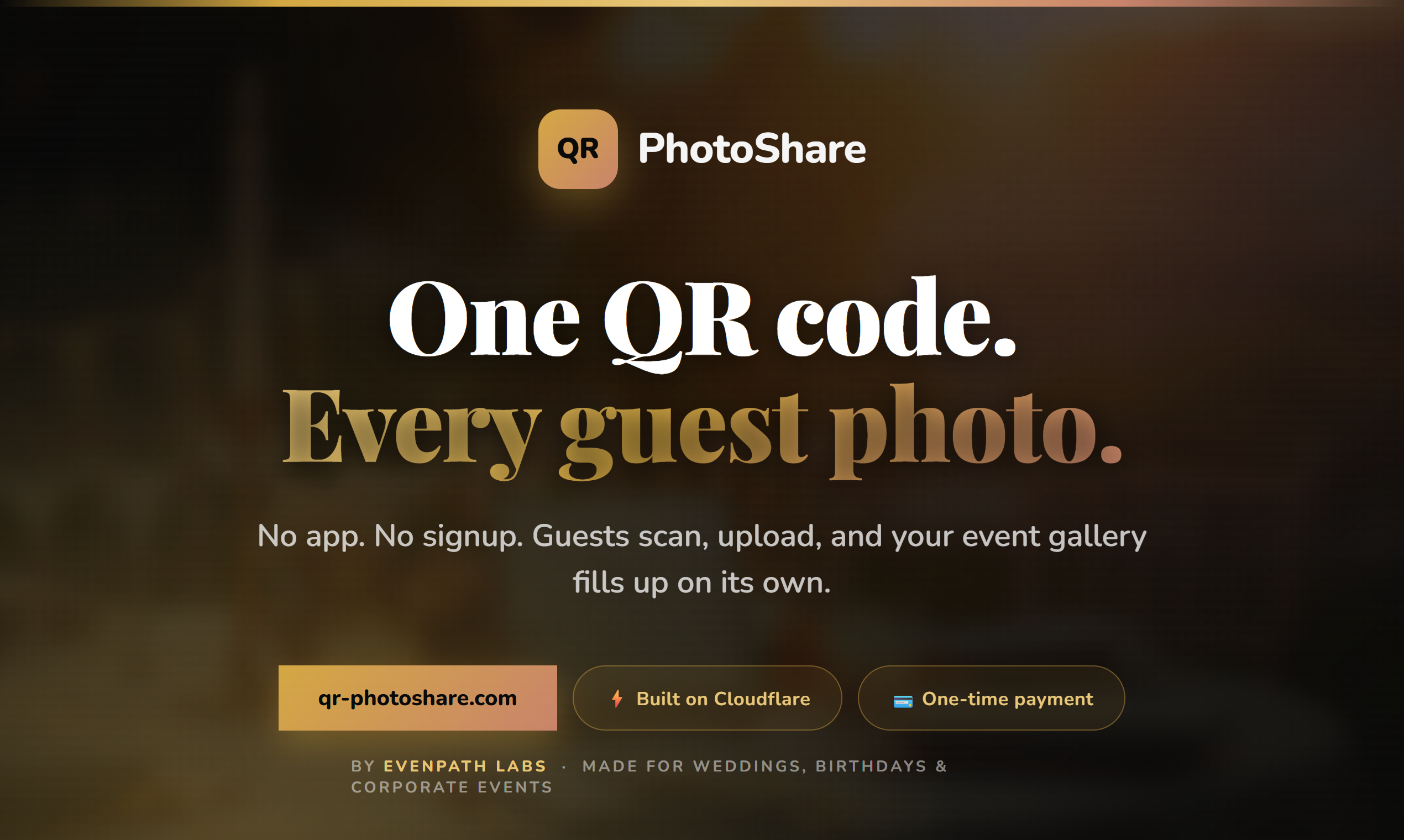 QR PhotoShare gallery image