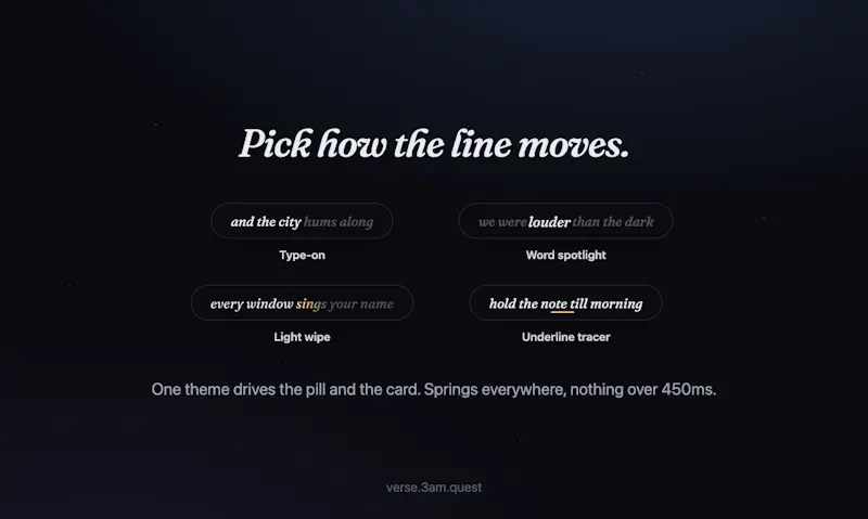 Verse screenshot 3