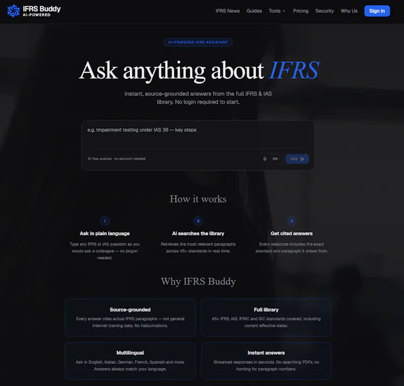 IFRS Buddy screenshot 1