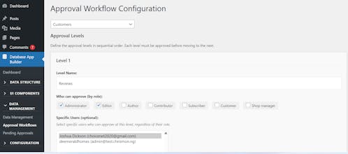 WP Application Builder gallery image