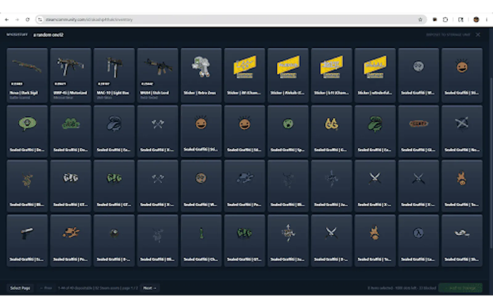 CS2 Storage Unit Manager screenshot 3
