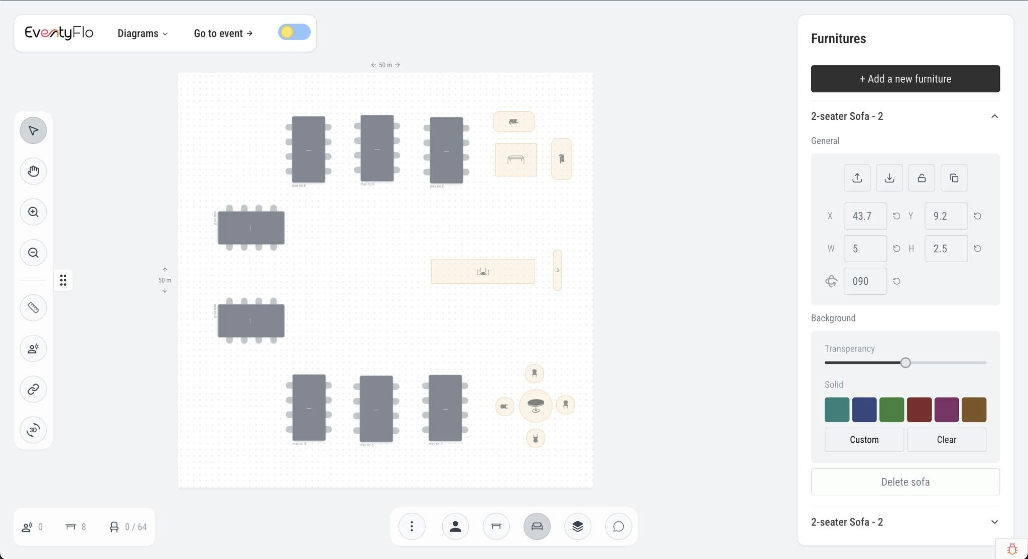 EventFlo - योजना और आरेख घटनाओं ने नेत्रहीन मीडिया 4