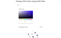 Change SVG Color Using CSS Filter media 1