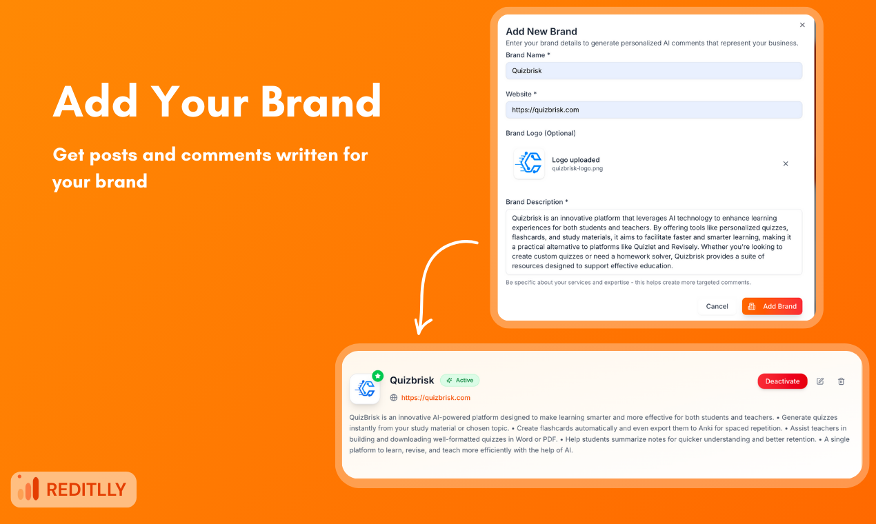 Reditlly - Screenshot 2 showing product features and functionality