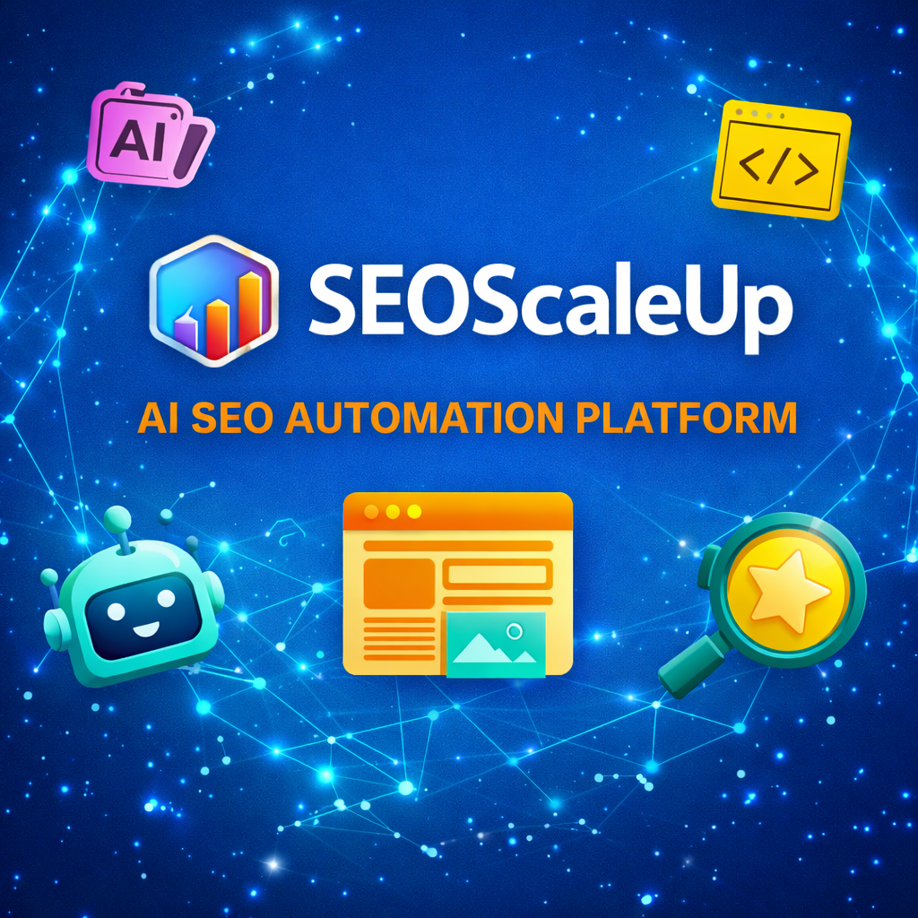 SEOScaleUp - Main product screenshot demonstrating key features and user interface