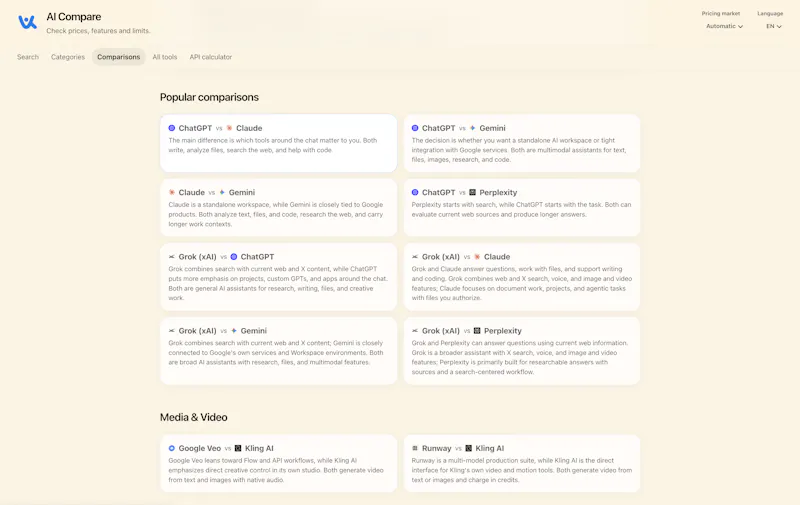 AI Compare screenshot 3