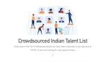 Crowdsourced Indian Talent List image