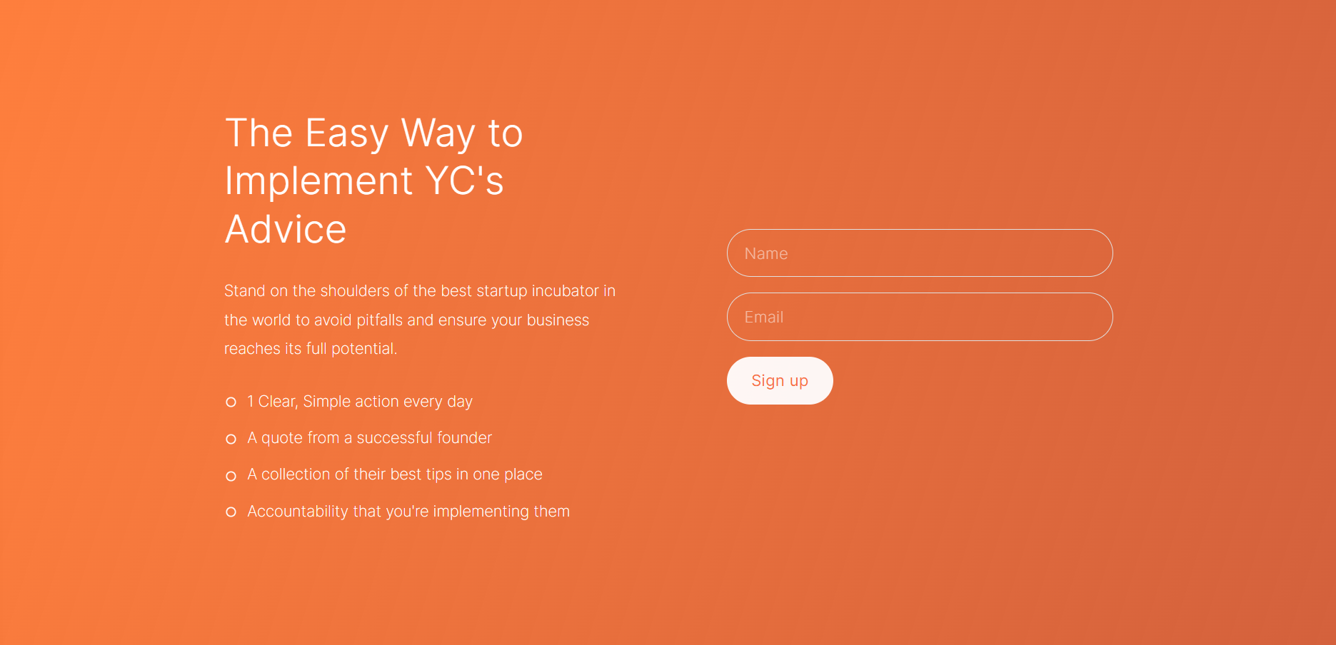 Média Yc-tips - Le moyen facile de mettre en œuvre les principes de Y Combinator 1