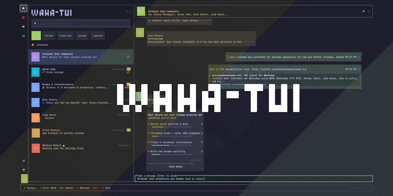 WAHA-TUI screenshot 1