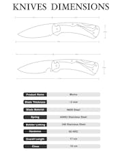 MOMO-THE FOLDING KNIFE WITH A BACK LOCK gallery image