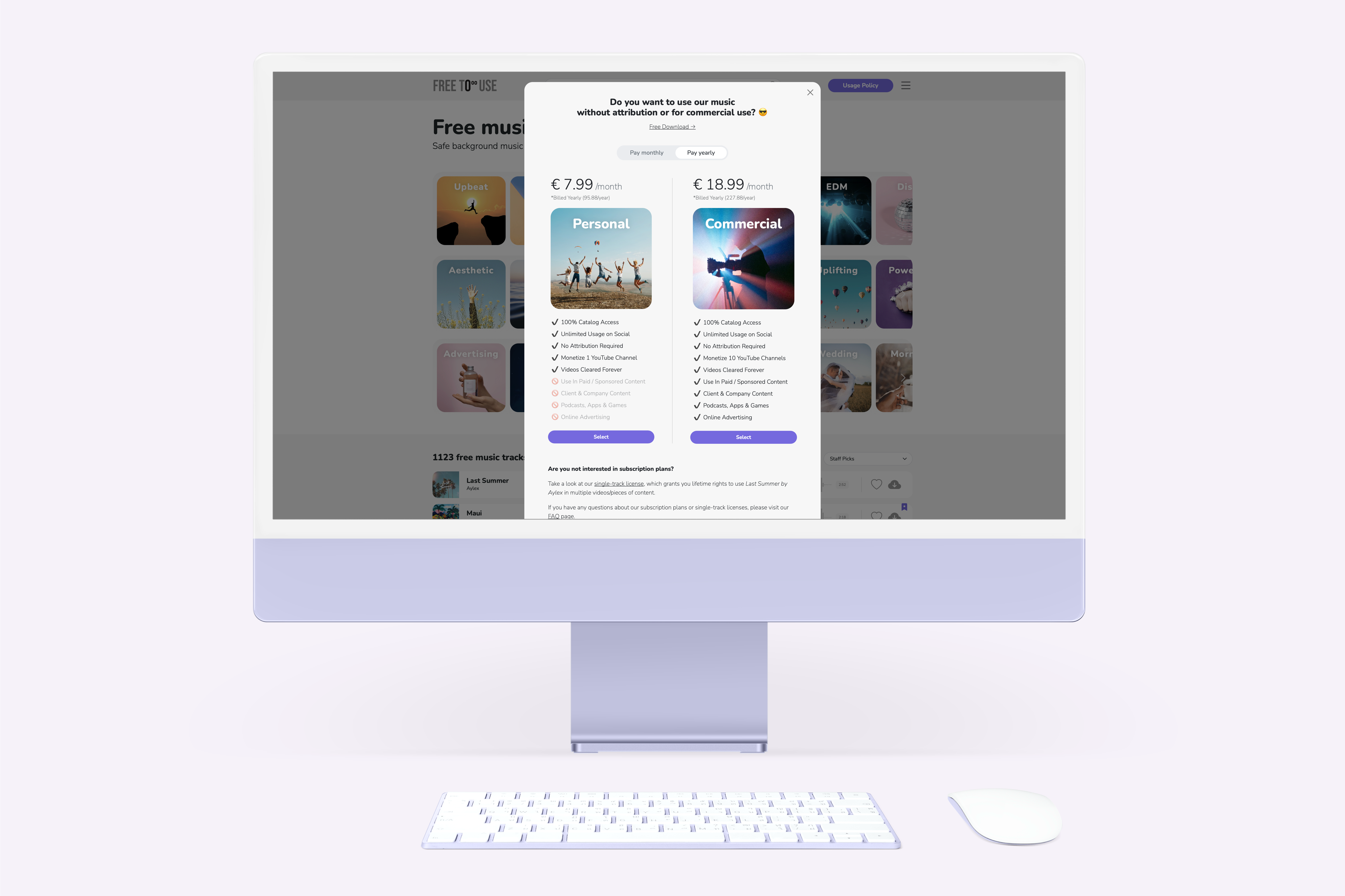 Free To Use Subscriptions & Licenses media 1