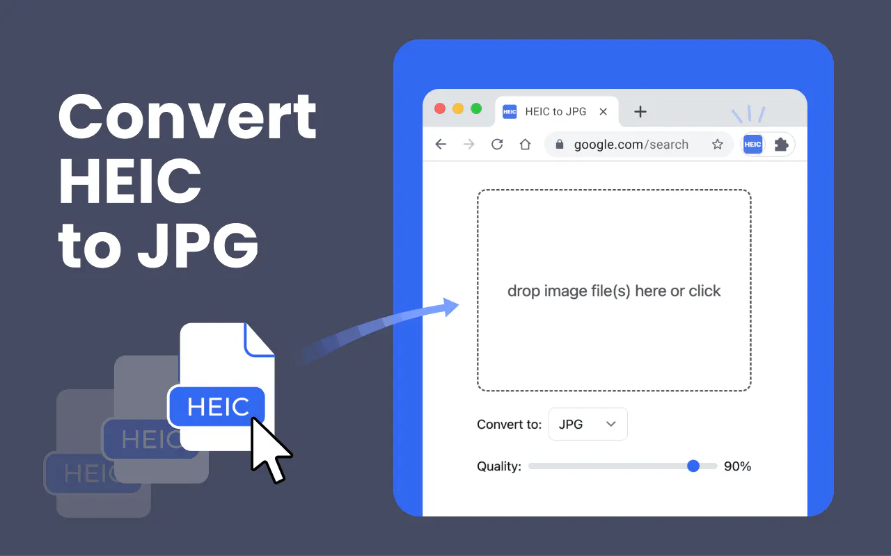 Convert HEIC to JPG gallery image