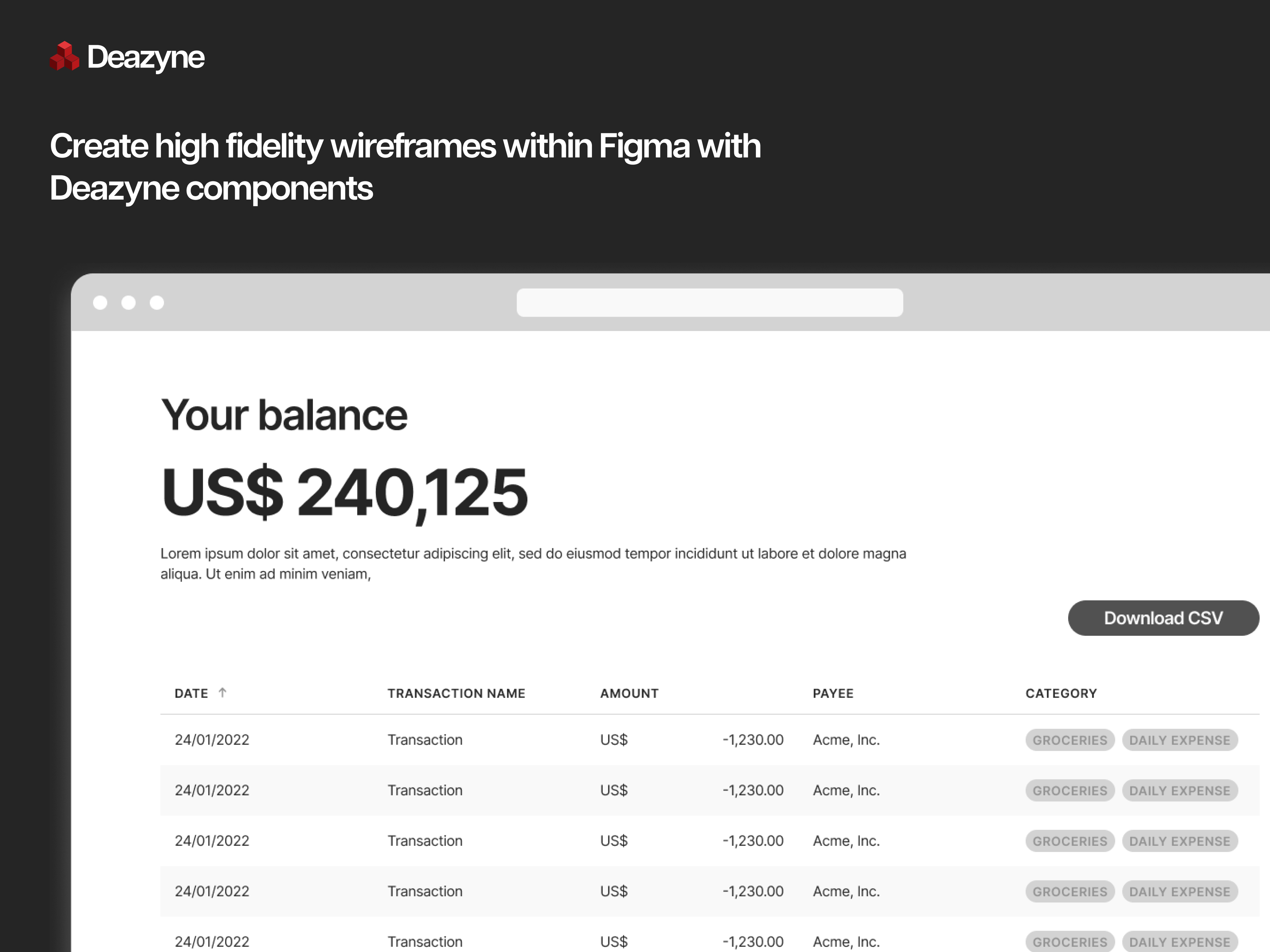 ดีไซน์ - ชุด 'UI Wireframe' UI ' media 4