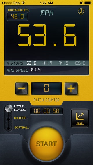 Baseball Speed Radar Gun Pro By CS Sports gallery image