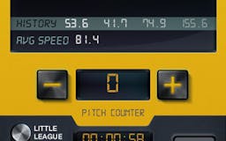 Baseball Speed Radar Gun Pro By CS Sports media 3