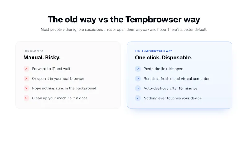 Tempbrowser screenshot 2