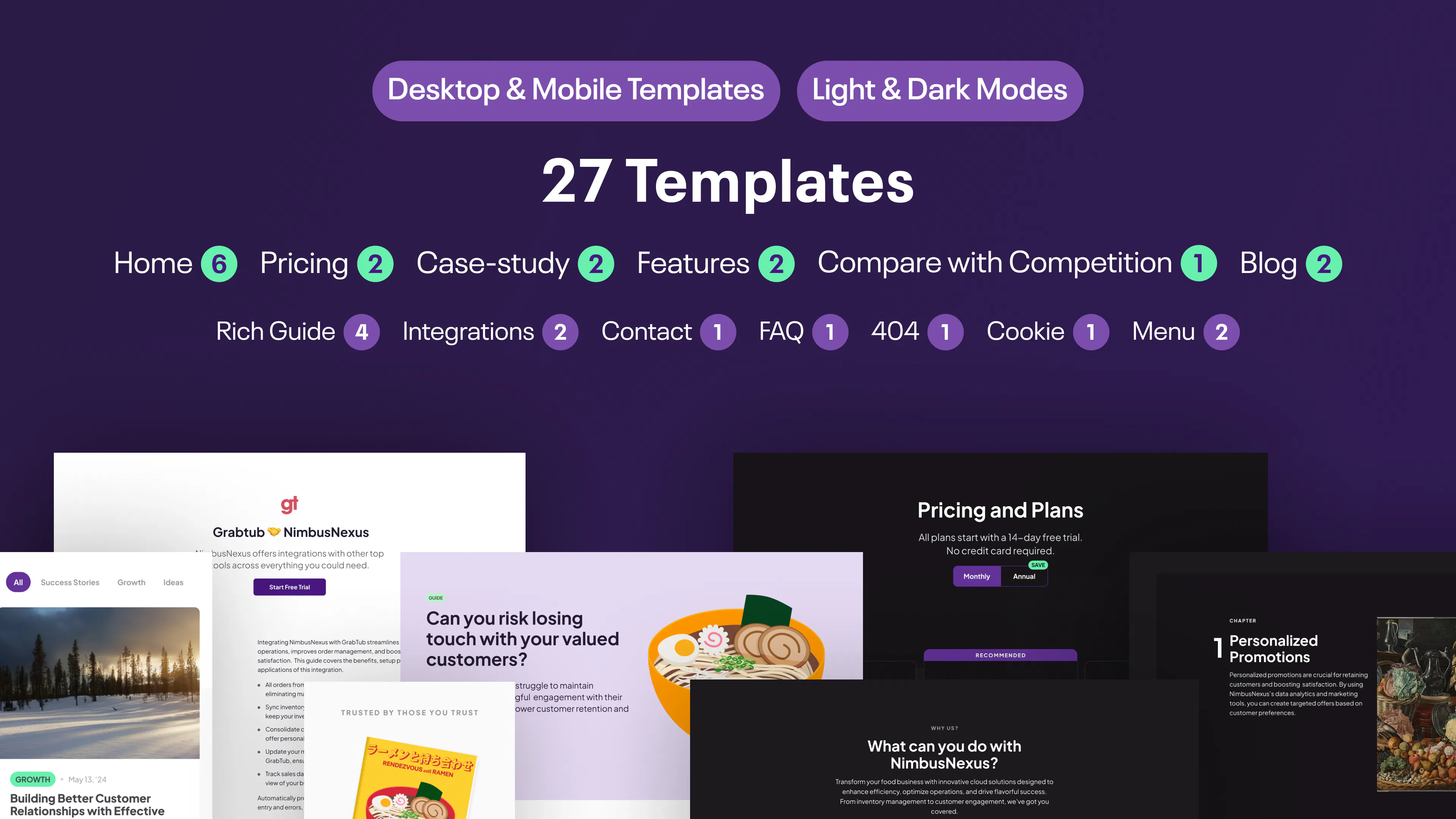 No-BS SaaS Figma Template PRO gallery image