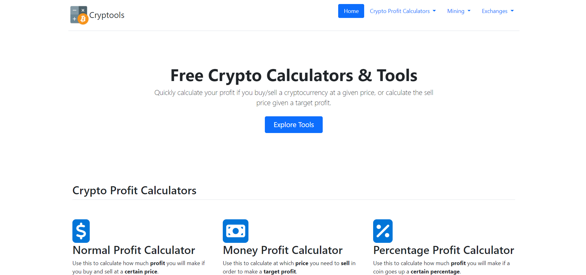 Cryptools Free Crypto Profit Calculator gallery image