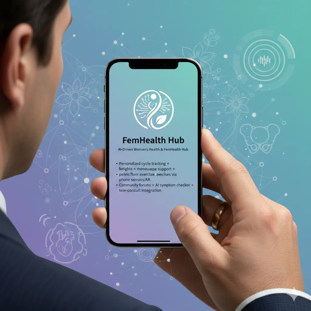 FemHealth Hub のプロダクトバナー