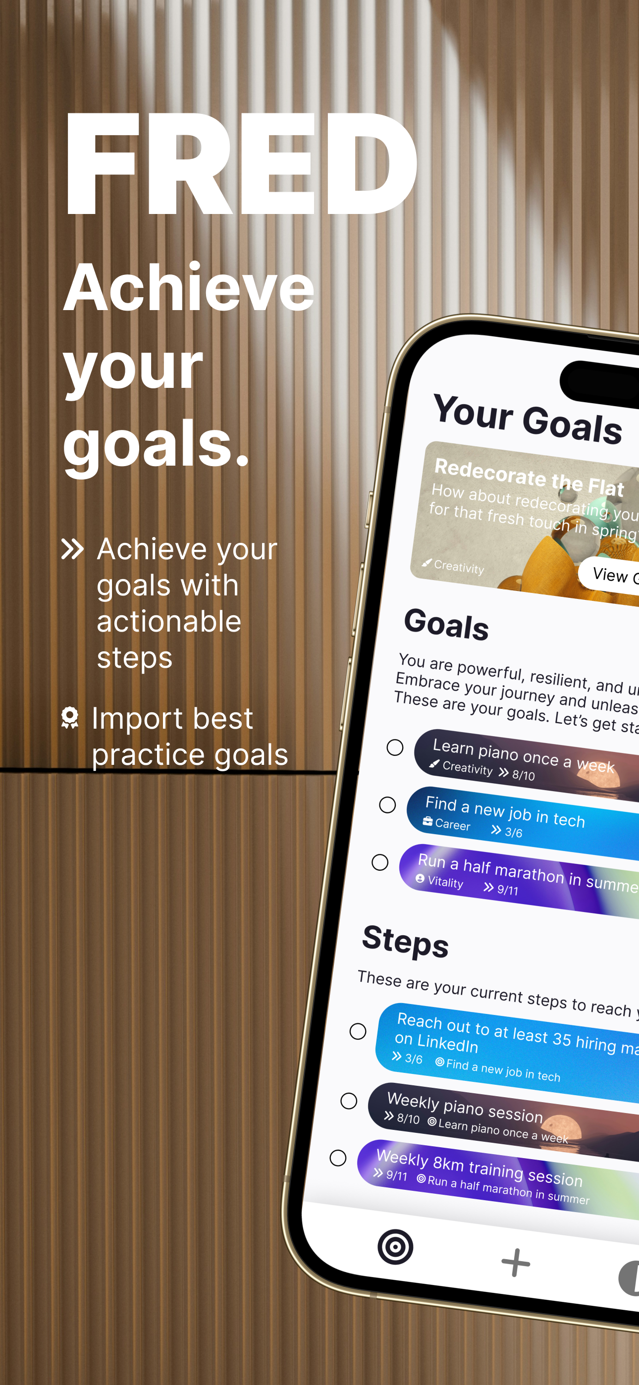 fred-2 - Achieve your goals with Fred