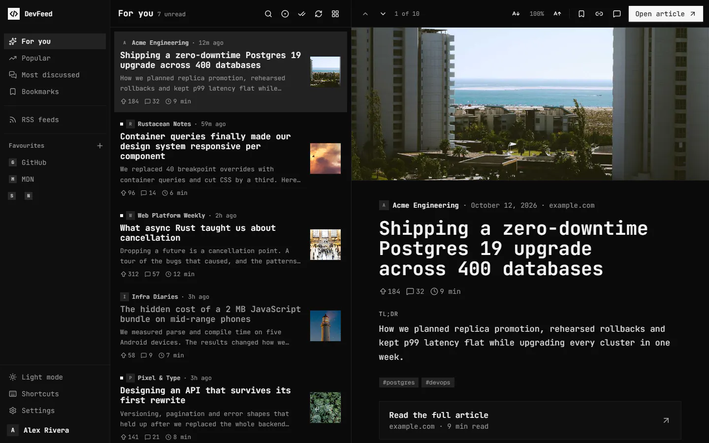 DevFeed gallery image