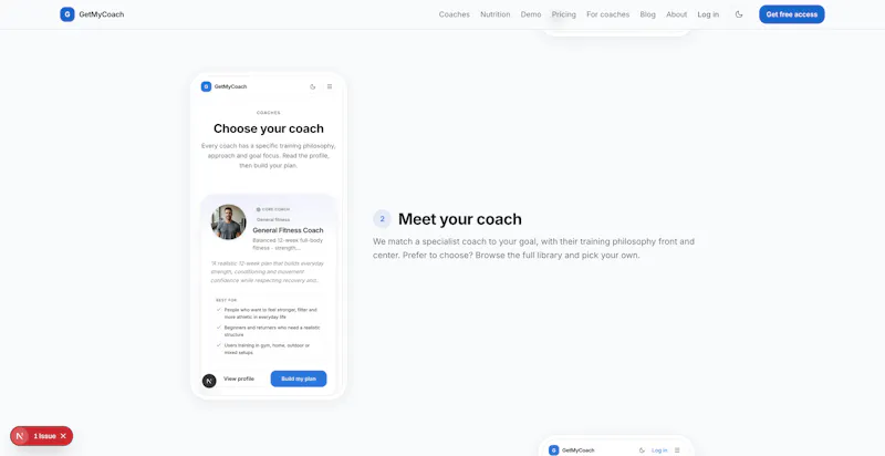 GetMyCoach screenshot 6