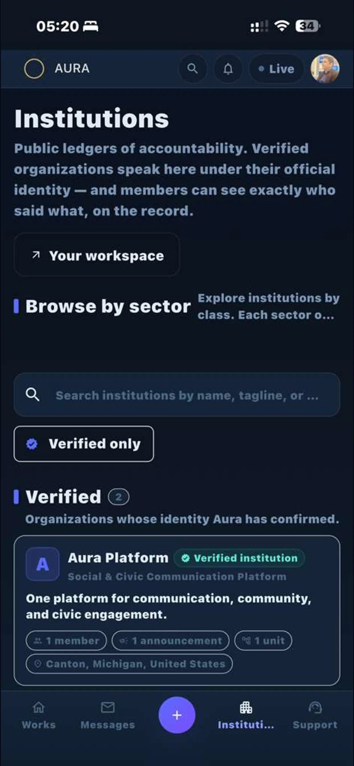 AURA gallery image