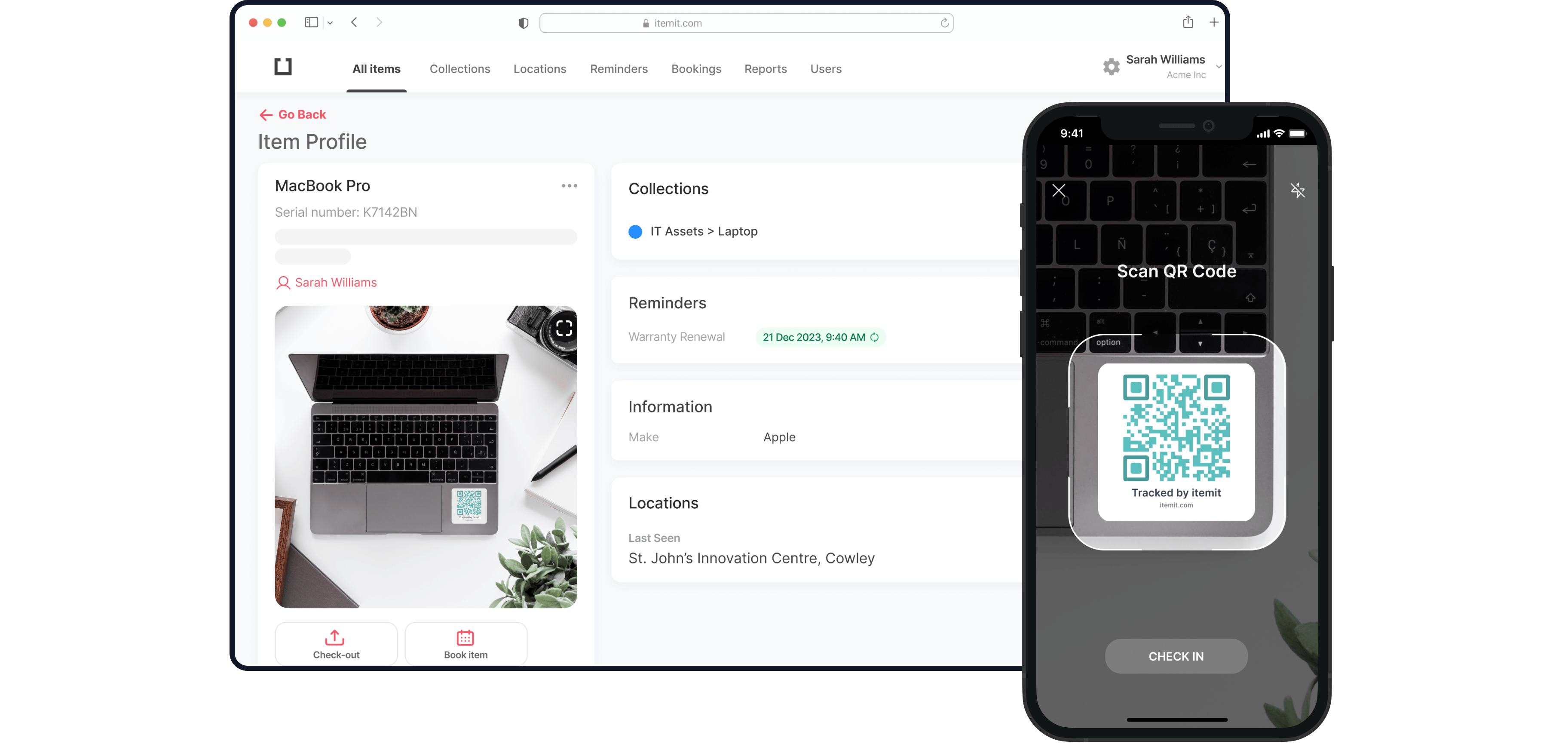 itemit - Asset tracking software media 2