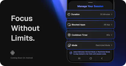 VOID Focus Sessions App gallery image