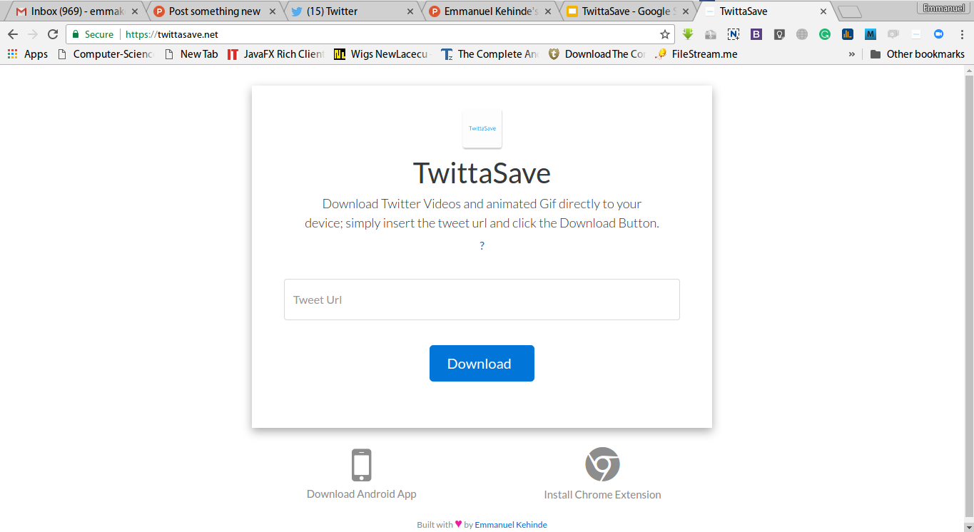 TwittaSave (Web) gallery image