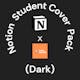 Dark Mode Notion Cover Pack for Students