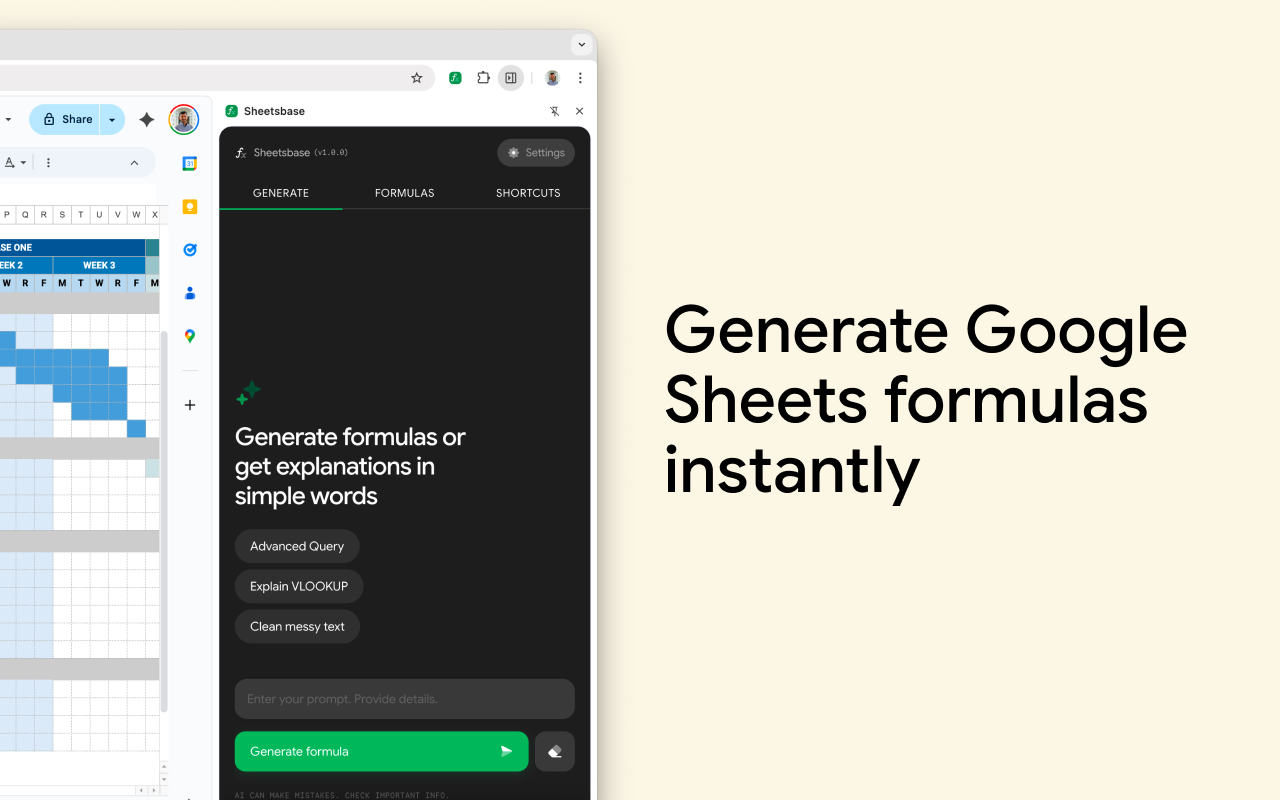 Sheetsbase gallery image