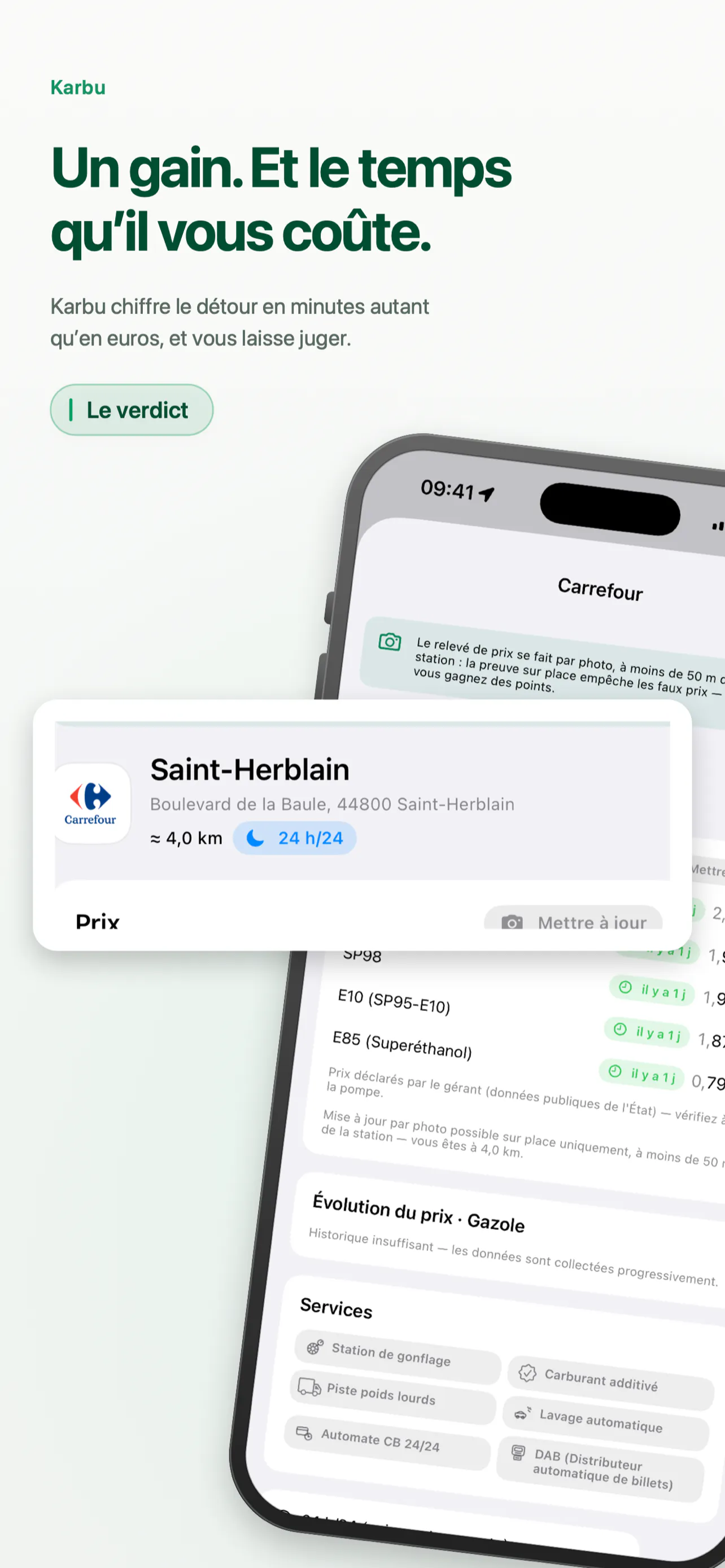 Karbu : Prix des carburants sans détour gallery image