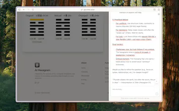 AI Hexagram gallery image