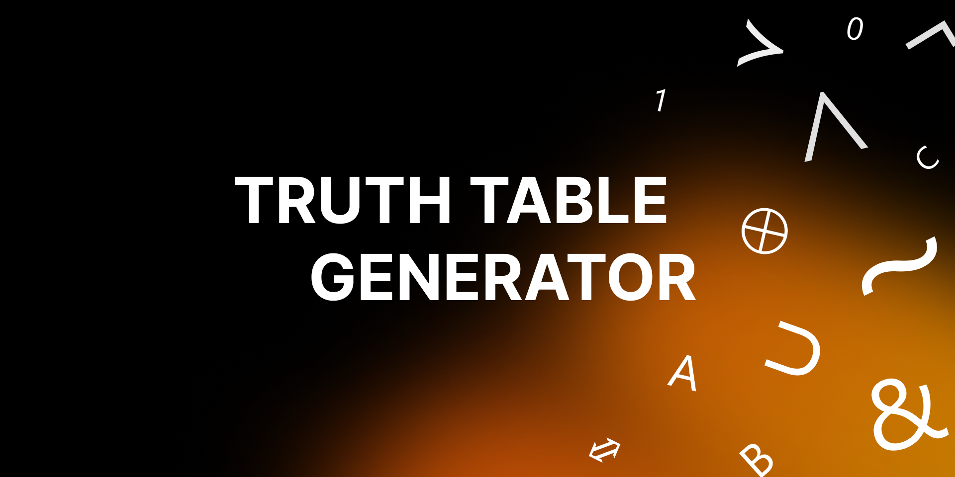 Truth Table Generator gallery image