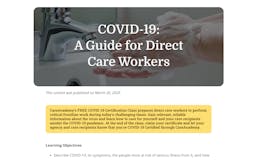 The Caregiver Guide to COVID-19 media 2