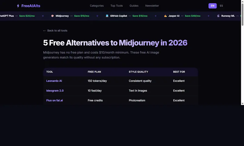 FreeAIAlts screenshot 3