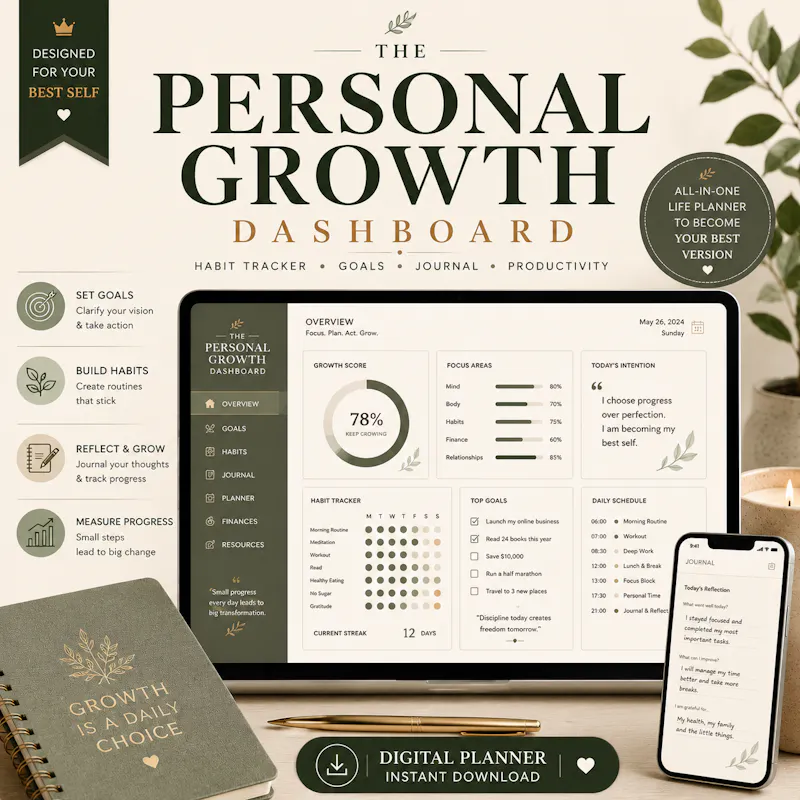 The Personal Growth Dashboard  screenshot 2