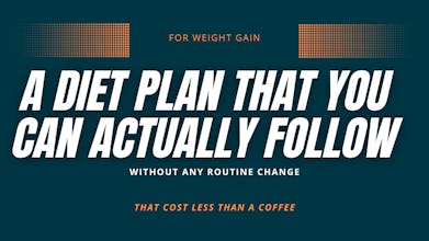 A "No Non-Sense" diet to gain weight gallery image