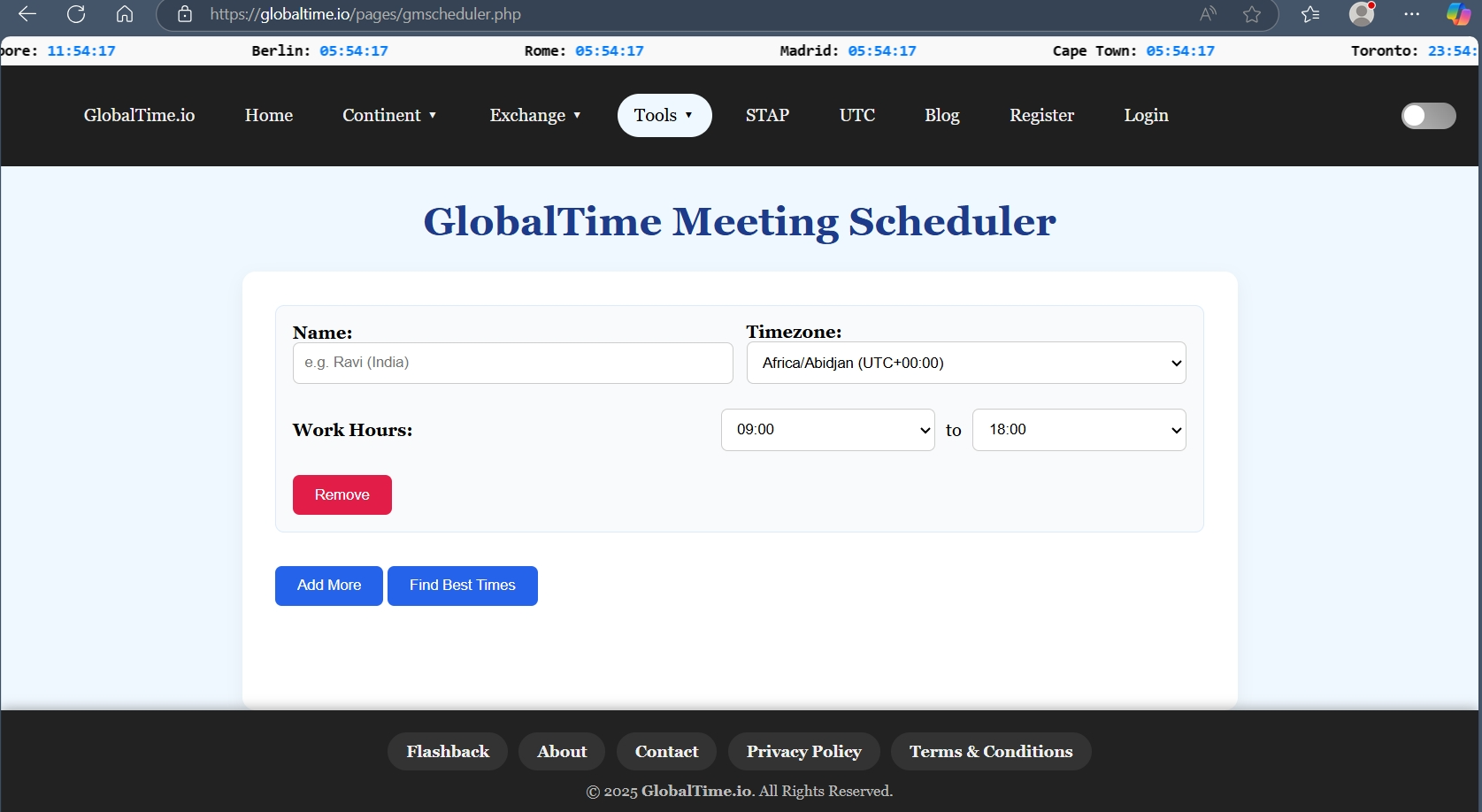 GlobalTime.io - Convertitore Digital Clock Digital e Timezone media 3