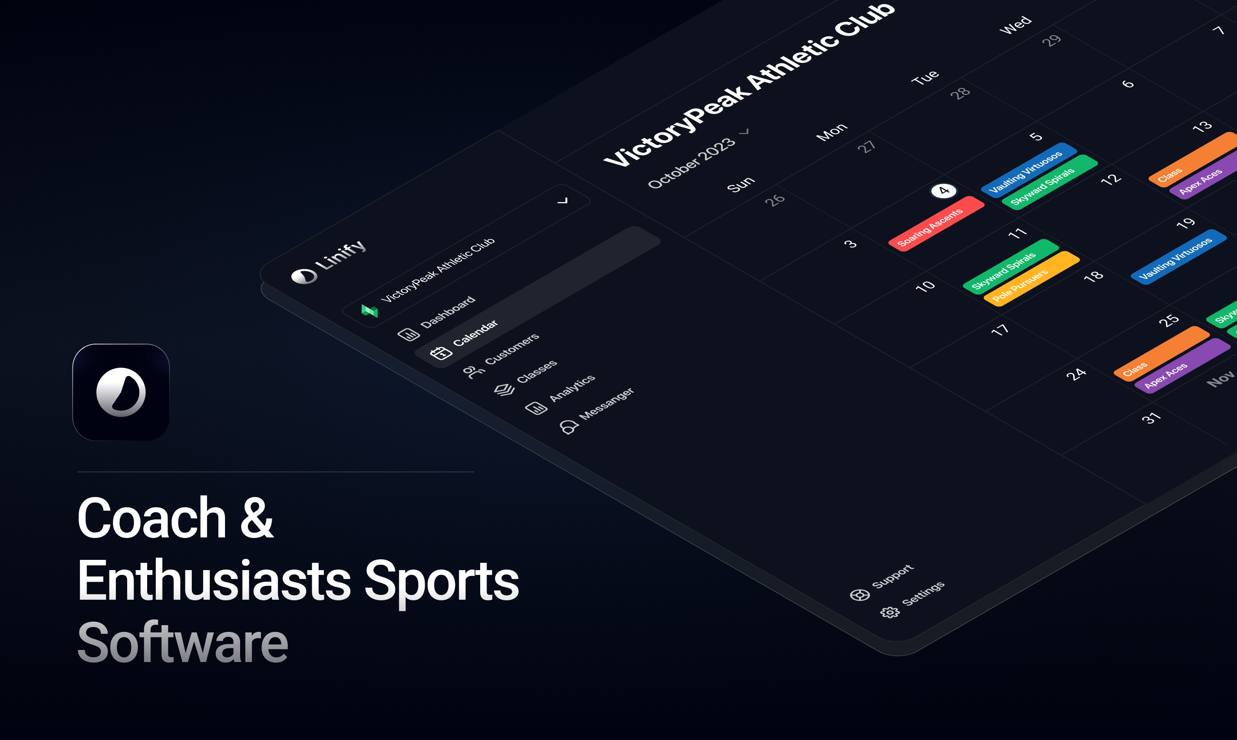 وسائط Linify - برنامج Easy Coach و Athusiass Sports 1