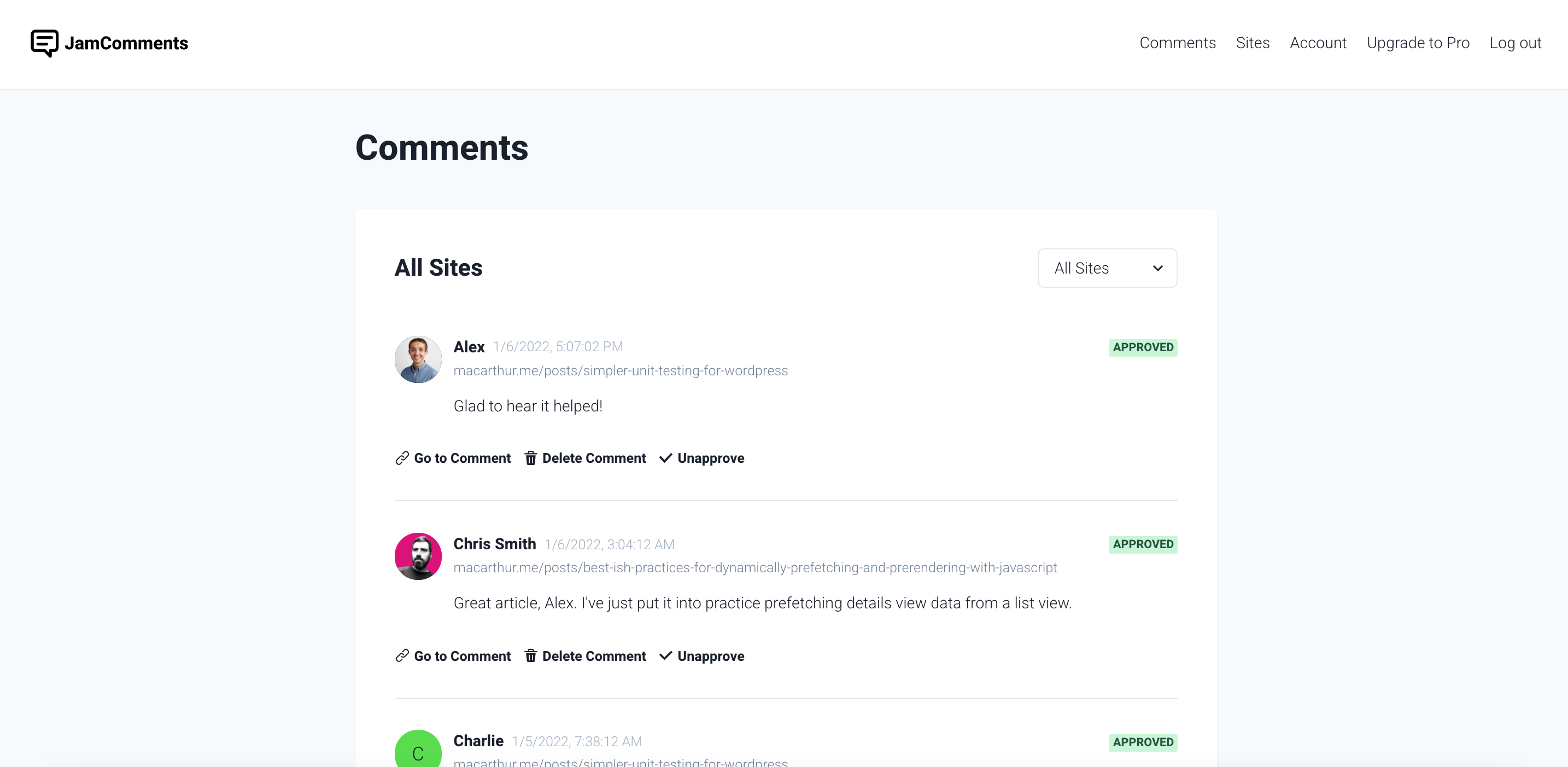 JamComments gallery image