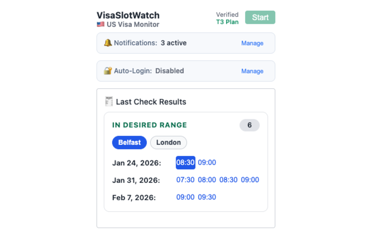 VisaSlotWatch gallery image